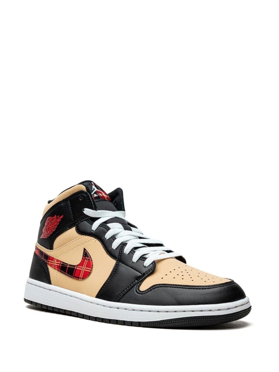 Кроссовки Air 1 Mid Tartan Swoosh Jordan, черный — фото 2
