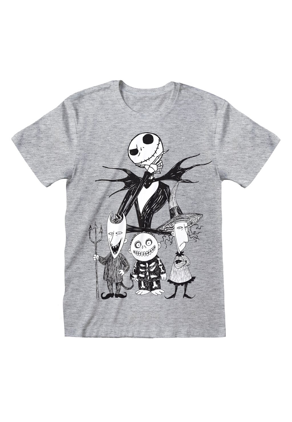 

Футболка с принтом TRICK OR TREATERS Henry Tiger, цвет Mottled Light Grey