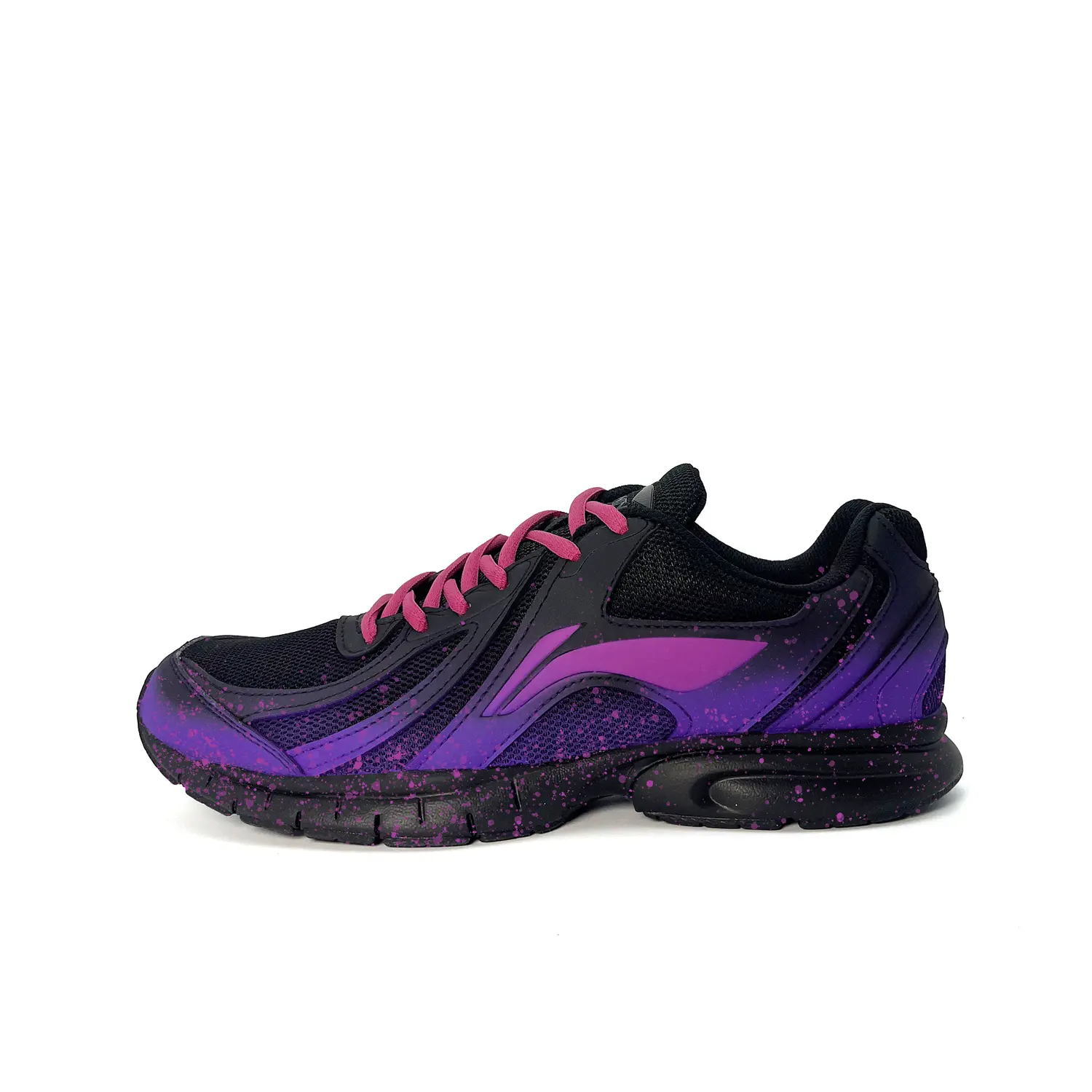 

Кроссовки для бега Zero March 7th, низкие, мужские LINING, Black Purple