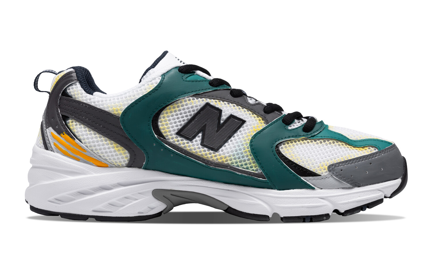 

Кроссовки NB 530 унисекс с низким верхом серо-желтый New Balance