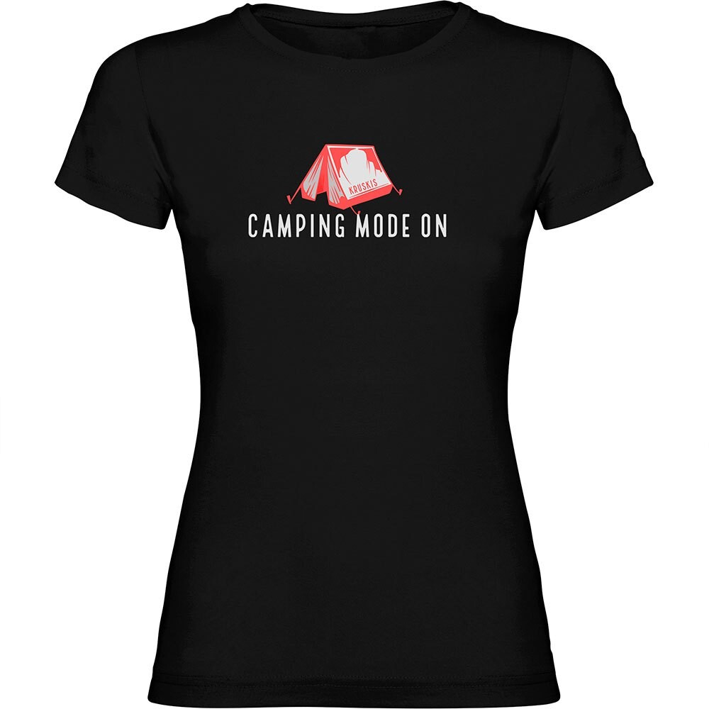 

Футболка с коротким рукавом Kruskis Camping Mode On, черный