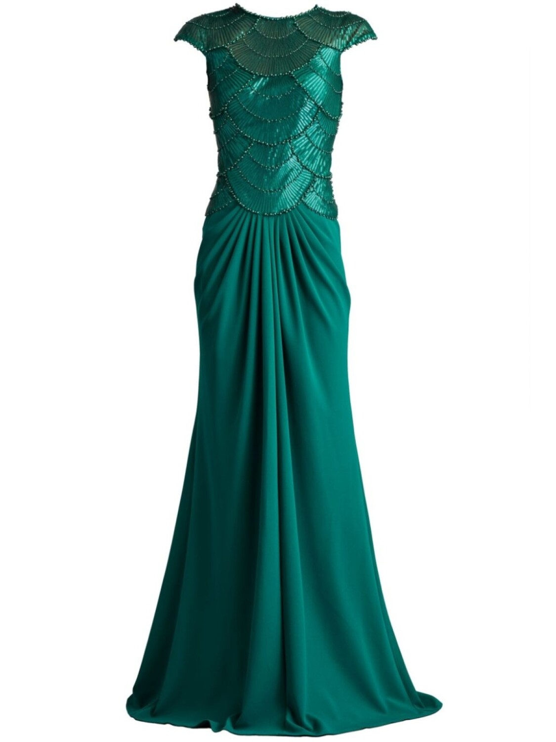 

Tadashi Shoji многослойное платье, украшенное пайетками, зеленый