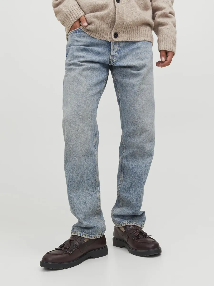 

Джинсы свободного кроя Jack & Jones "JJICHRIS JJORIGINAL SBD 921 SN", синий