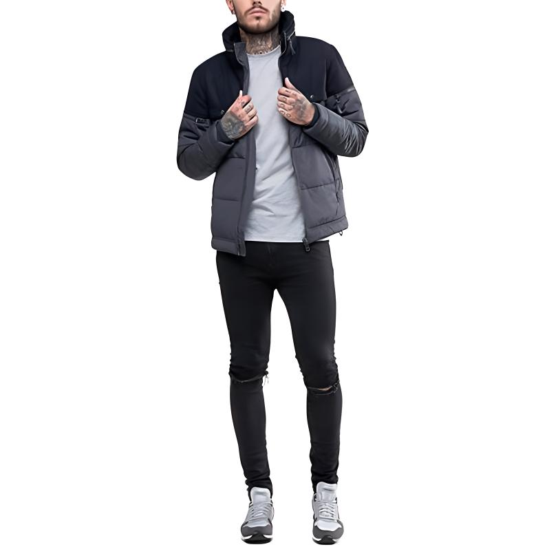 

DIESEL Куртка мужская черно-серая, Black Gray