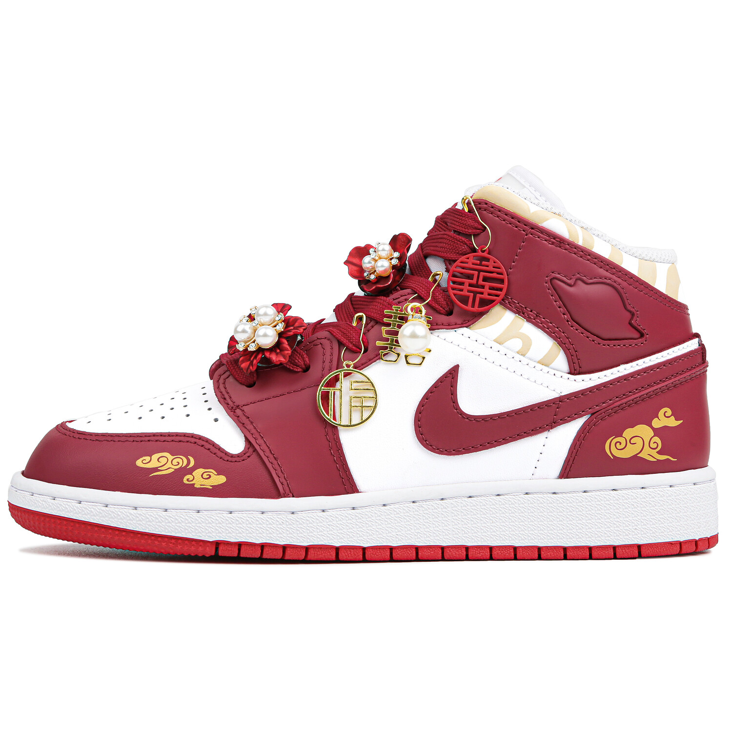 

Jordan Air Jordan 1 винтажные баскетбольные кроссовки женские, Red