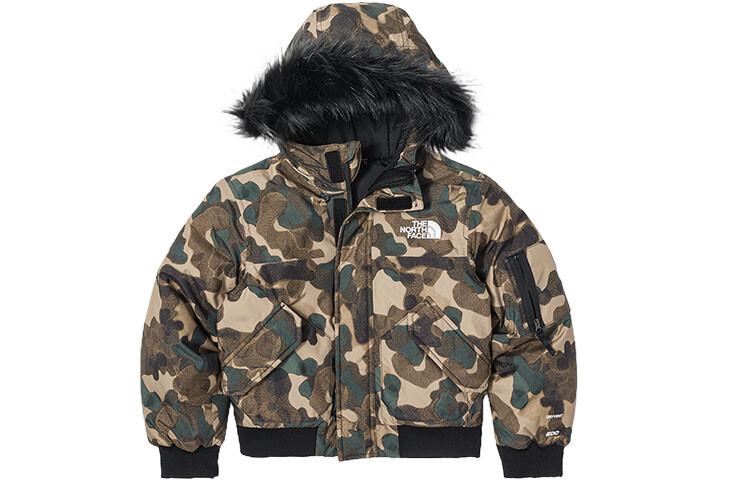 

Детский пуховик THE NORTH FACE, цвет Camouflage