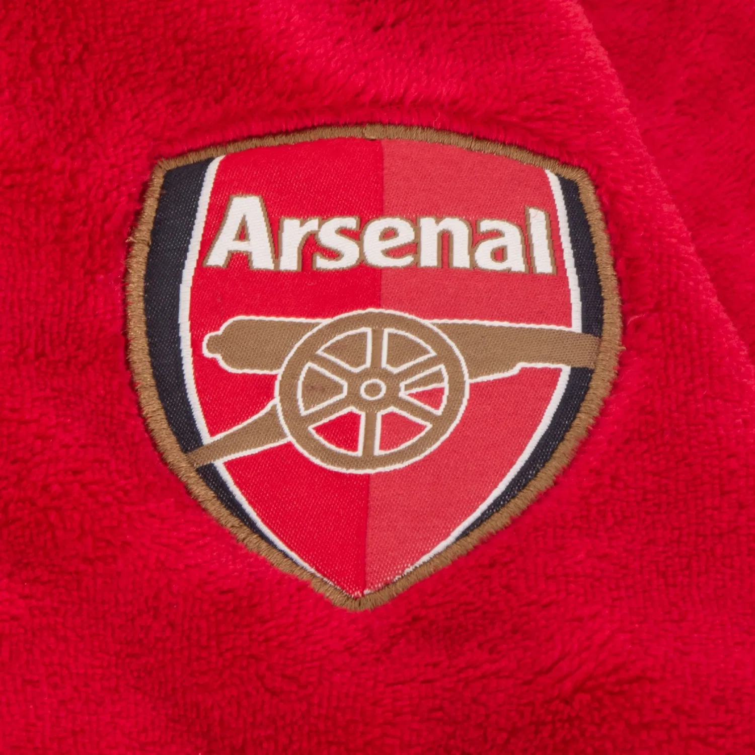 Детский халат с капюшоном Arsenal FC, красный — фото 3