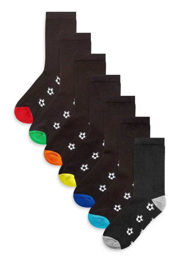 Носки футбольные Next, Rich cushioned 7 pack standard socks, черные