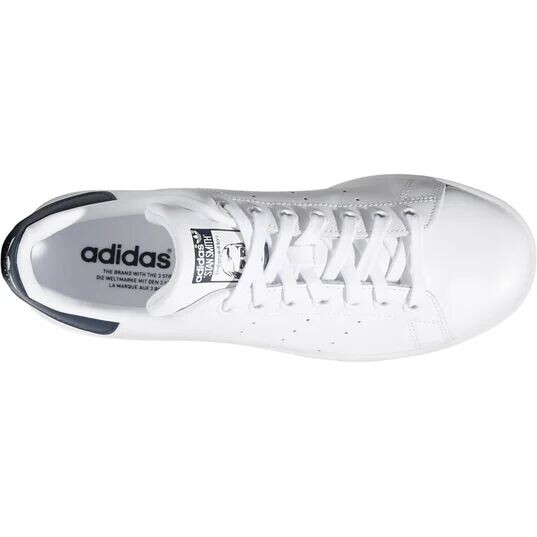 Кроссовки adidas Originals Stan Smith женские, цвет Weiß/Weiß/Blau — фото 4