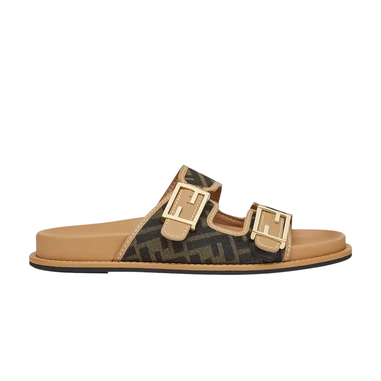 Кроссовки Fendi Wmns Feel Slide, коричневый