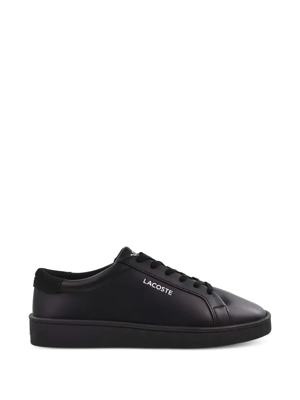 Кожаные кроссовки Кортдерби Lacoste, черный