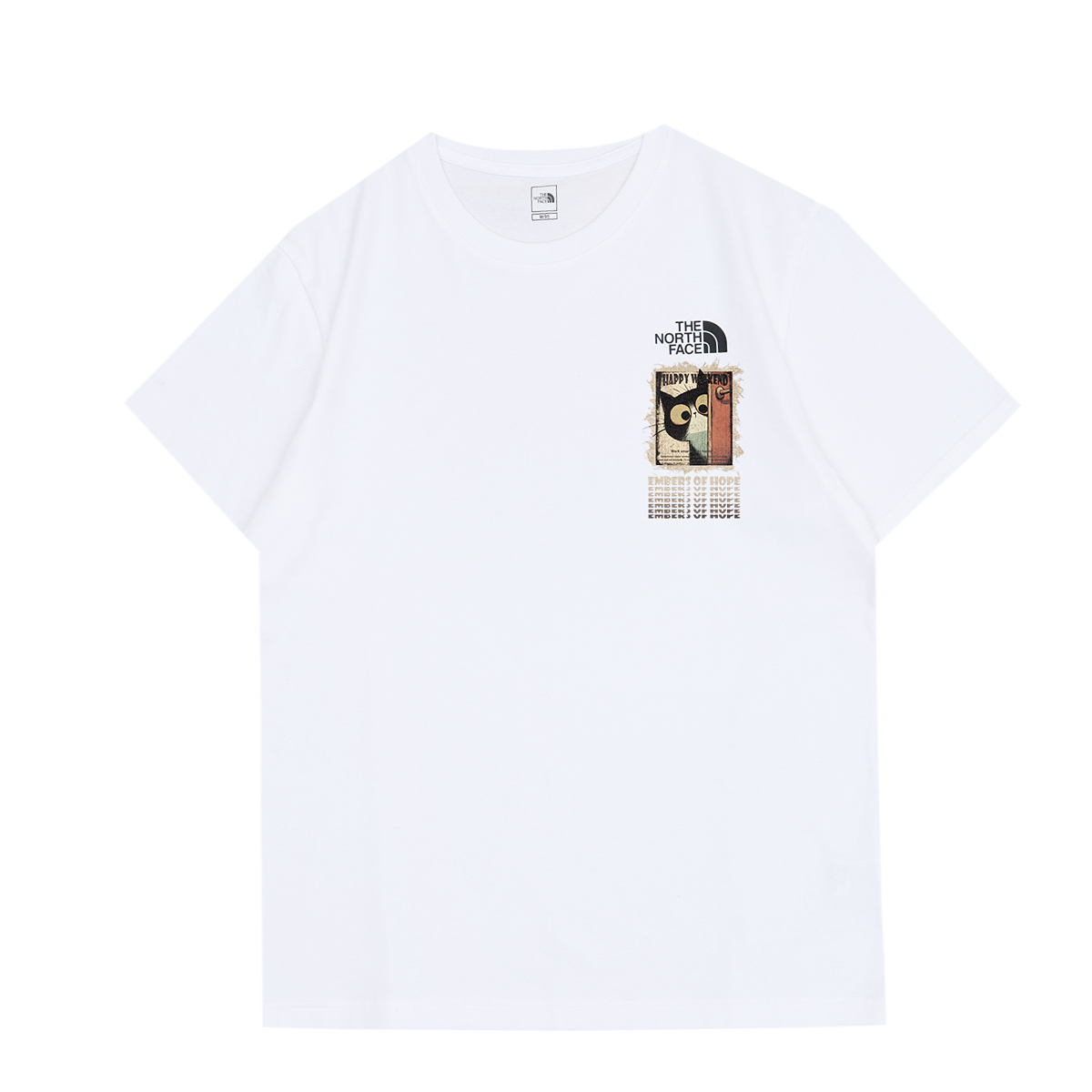 

THE NORTH FACE Футболка унисекс белая, Белый, THE NORTH FACE Футболка унисекс белая