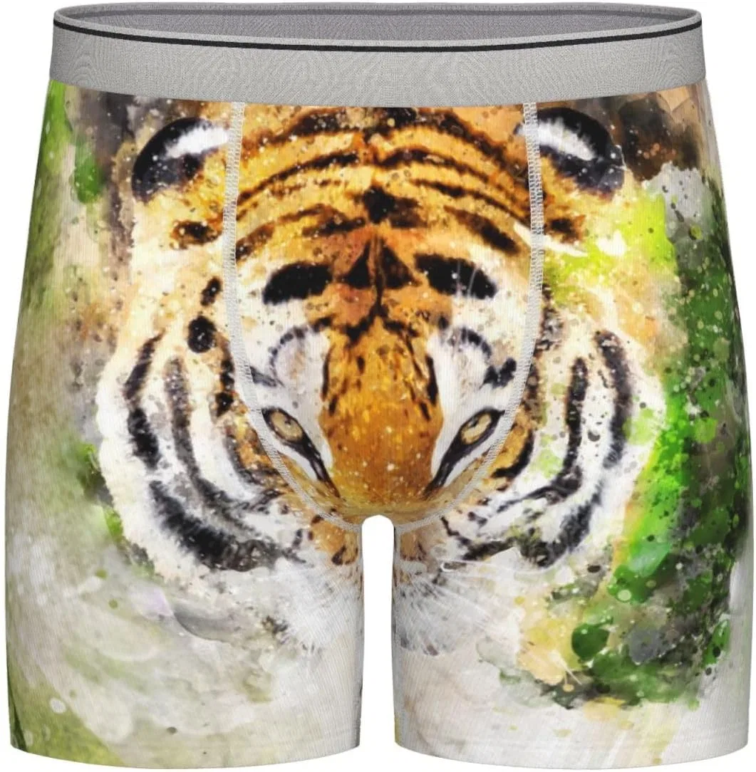 Боксеры с рисунком LION, Light Grey