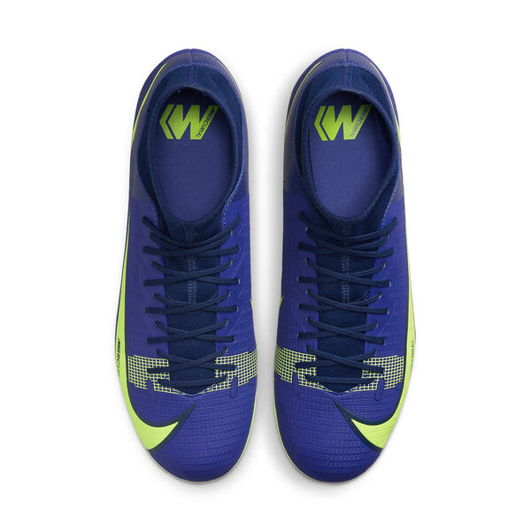 Кроссовки mercurial superfly 8 academy ag искусственная трава Nike, синий — фото 2