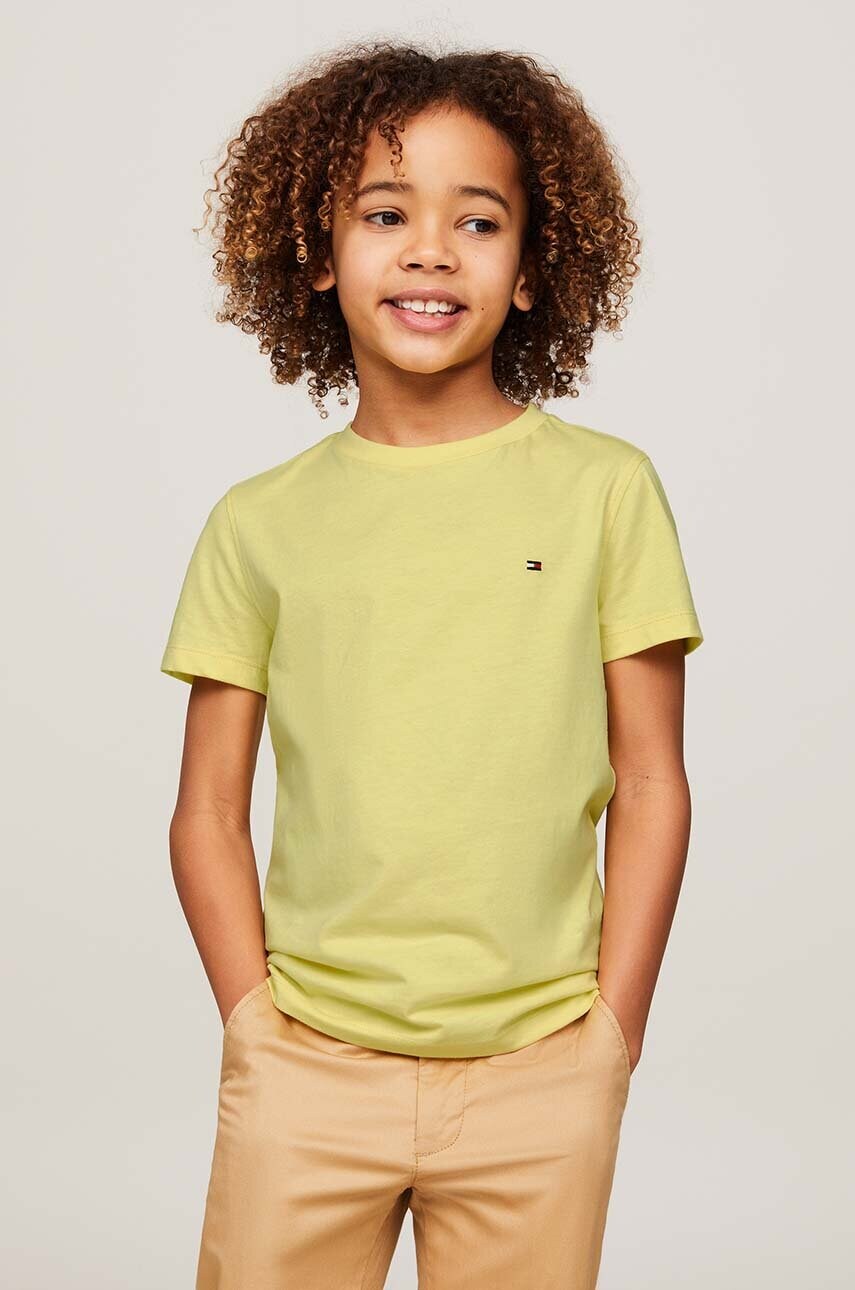

Футболка детская хлопковая Tommy Hilfiger, желтый