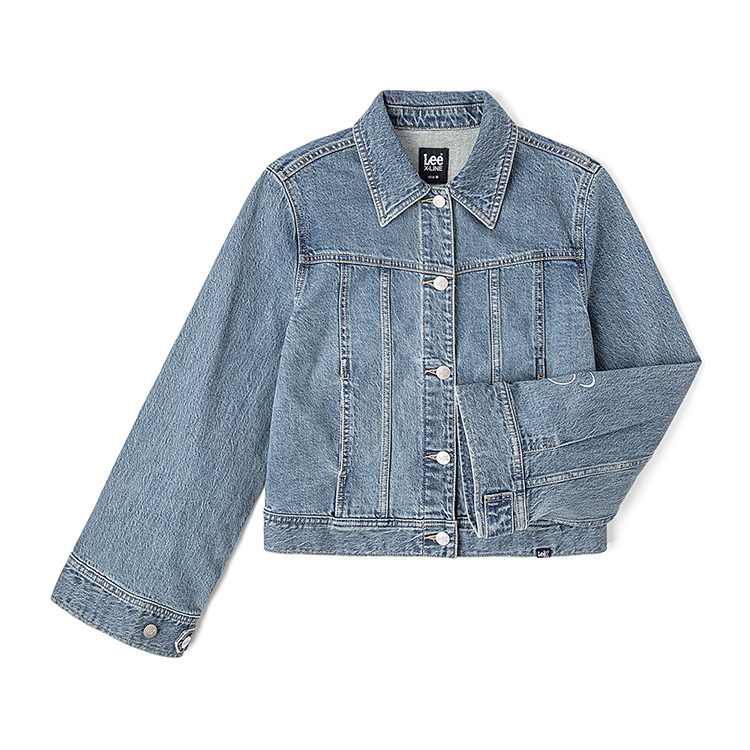 

Lee Джинсовая куртка женская средняя светло-голубая, Medium Light Blue