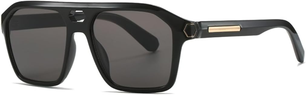 

Солнцезащитные очки с защитой UV400 | Оправа с двойной перемычкой и заклепками в стиле леопардового принта | Для женщин и мужчин, для занятий спортом на открытом воздухе и вождения DSVIGF, 01