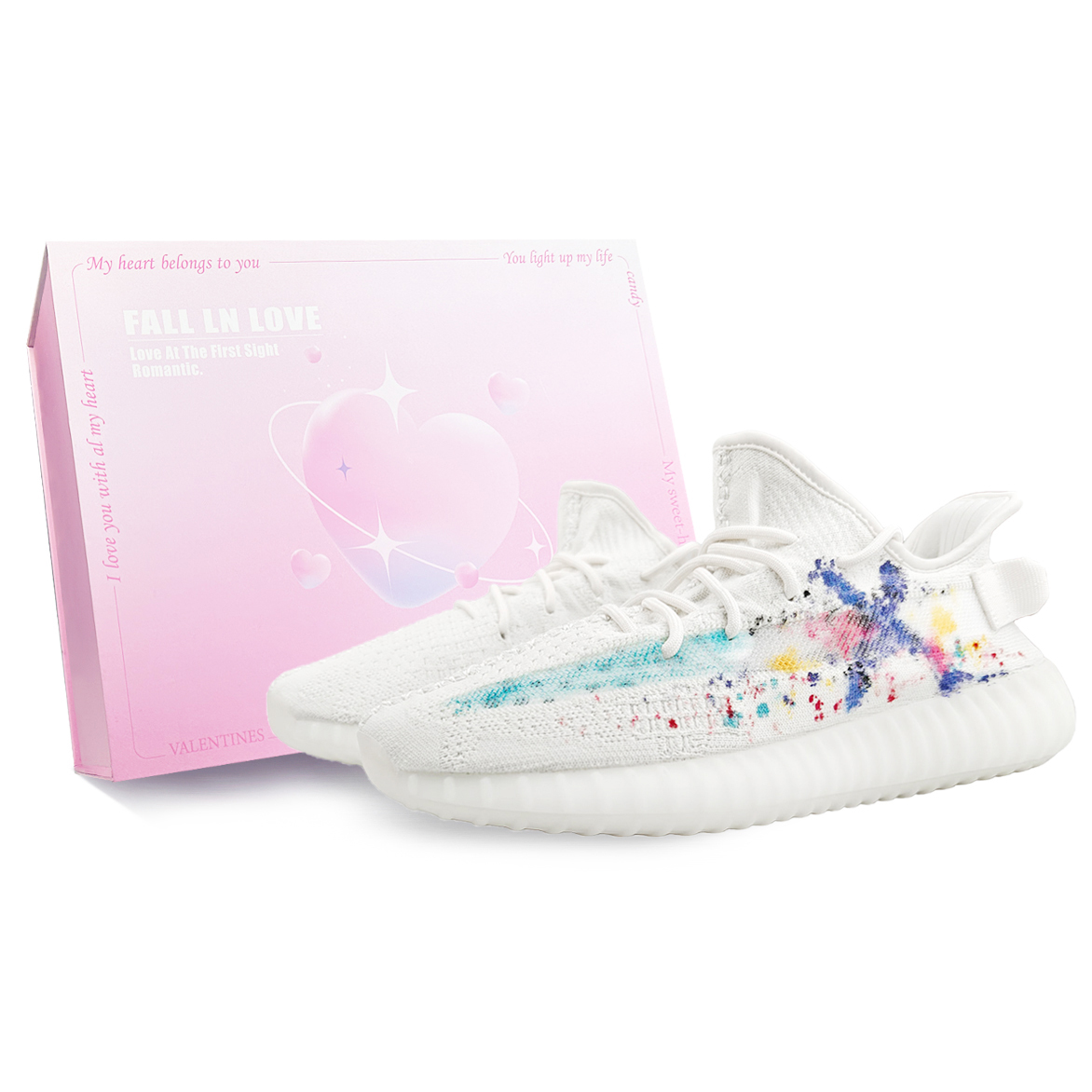 

Adidas Originals Изи Буст 350 В2 Лоу Топ Кэжуал Уайт - Уайт, цвет White
