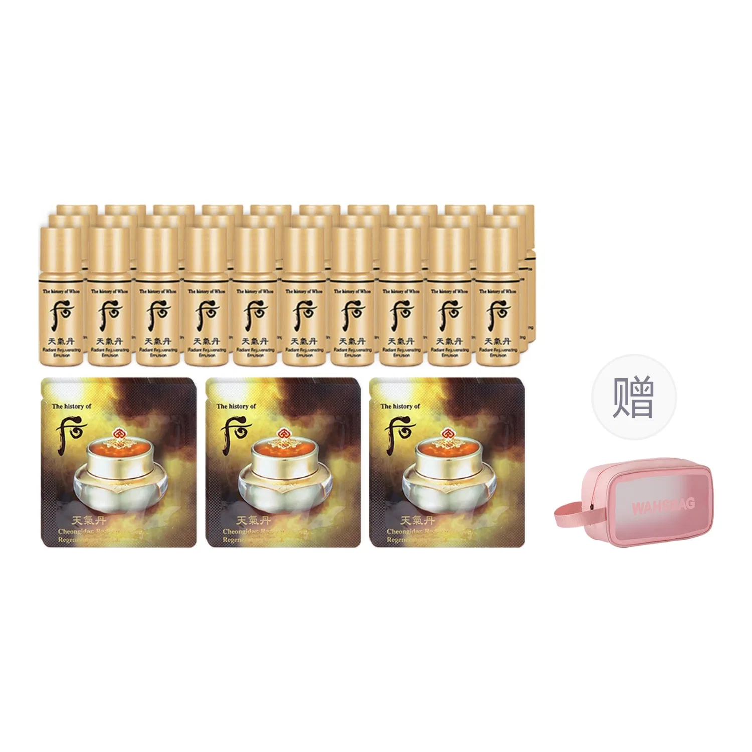 Набор миниатюр The History Of Whoo с лосьоном и кремом