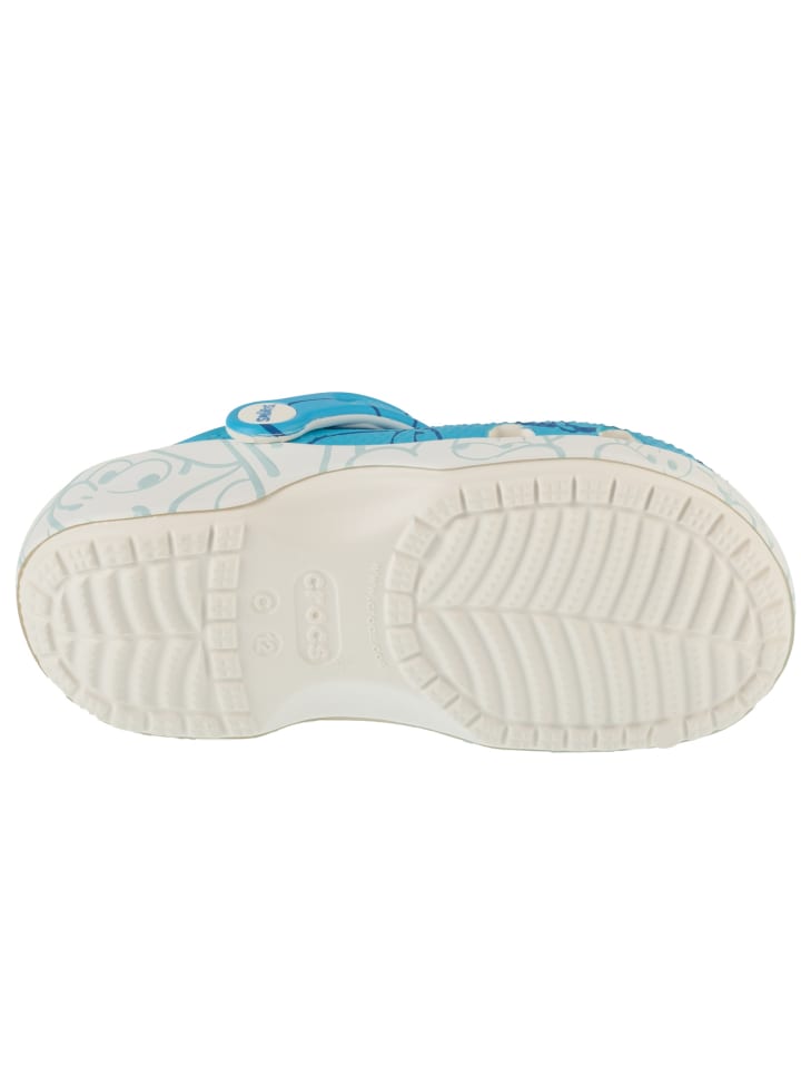 Детские сабо Crocs Classic Smurfs синего цвета — фото 4