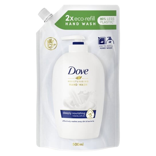 

Жидкое мыло, сменный блок, 500 мл Dove, Cream Wash