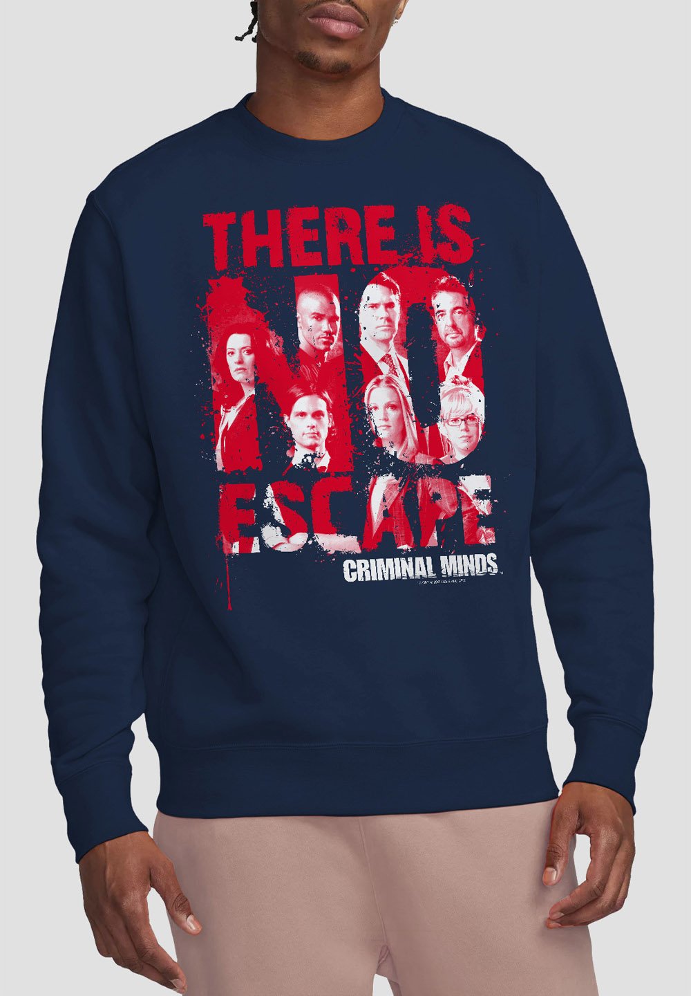

Толстовка CRIMINAL MINDS NO ESCAPE Cotton Soul, темно-синий