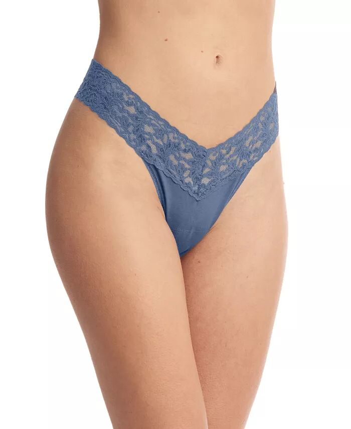 

Женские стринги Supima Cotton Low Rise Hanky Panky, черный