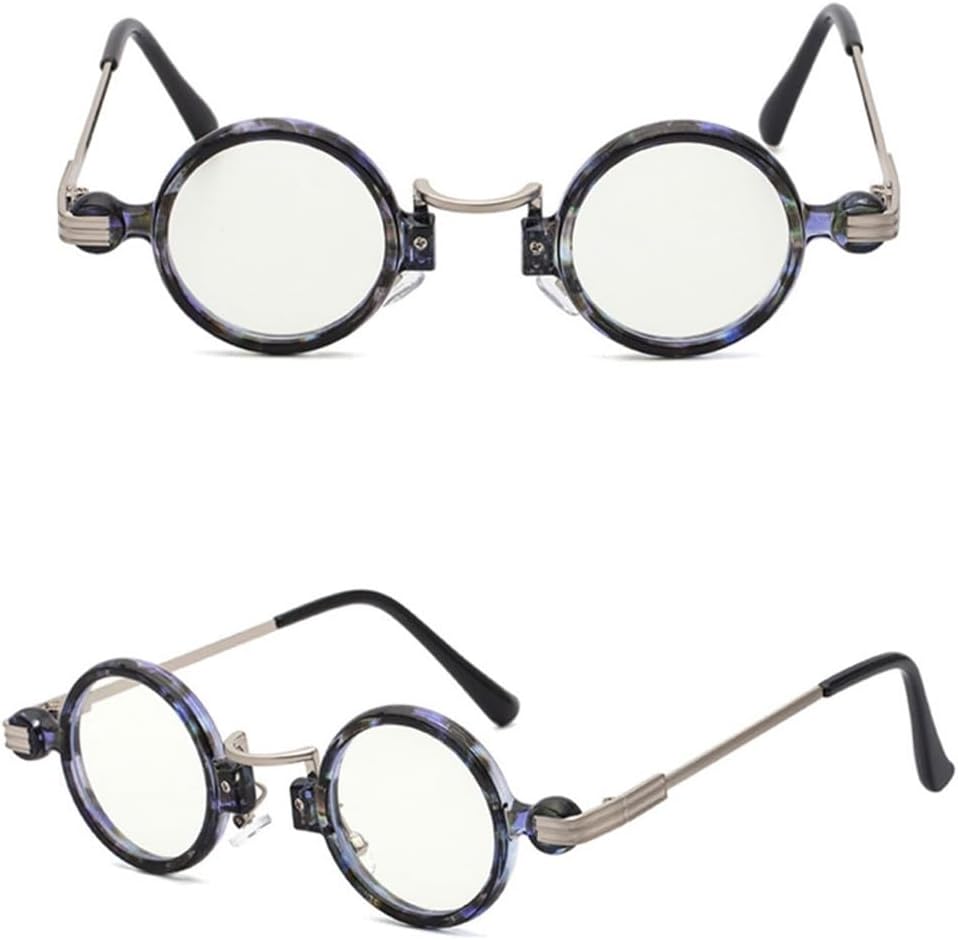 

Круглые панк-солнцезащитные очки для мужчин в винтажном стиле, очки в маленькой оправе для женщин, солнцезащитные очки для женщин с защитой от УФ-излучения UV400 VFDHN, C6