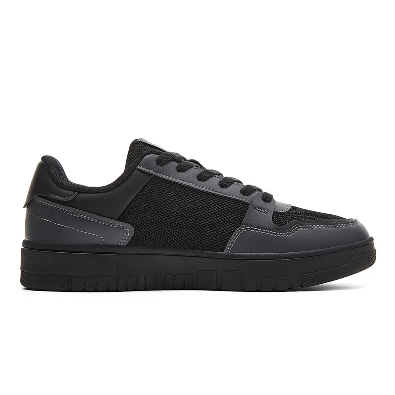 Кроссовки скейтбординговые PEAK Air Force 1 Low top Black Gray — фото 3