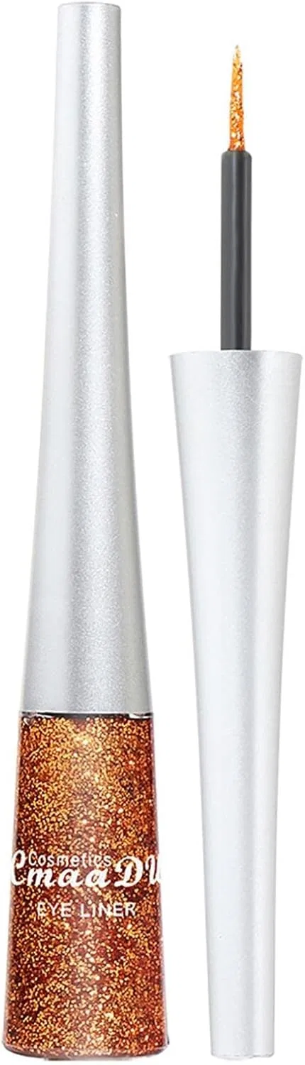 Подводка для глаз Glitter Eyeliner Foreted, блестящая, жидкая