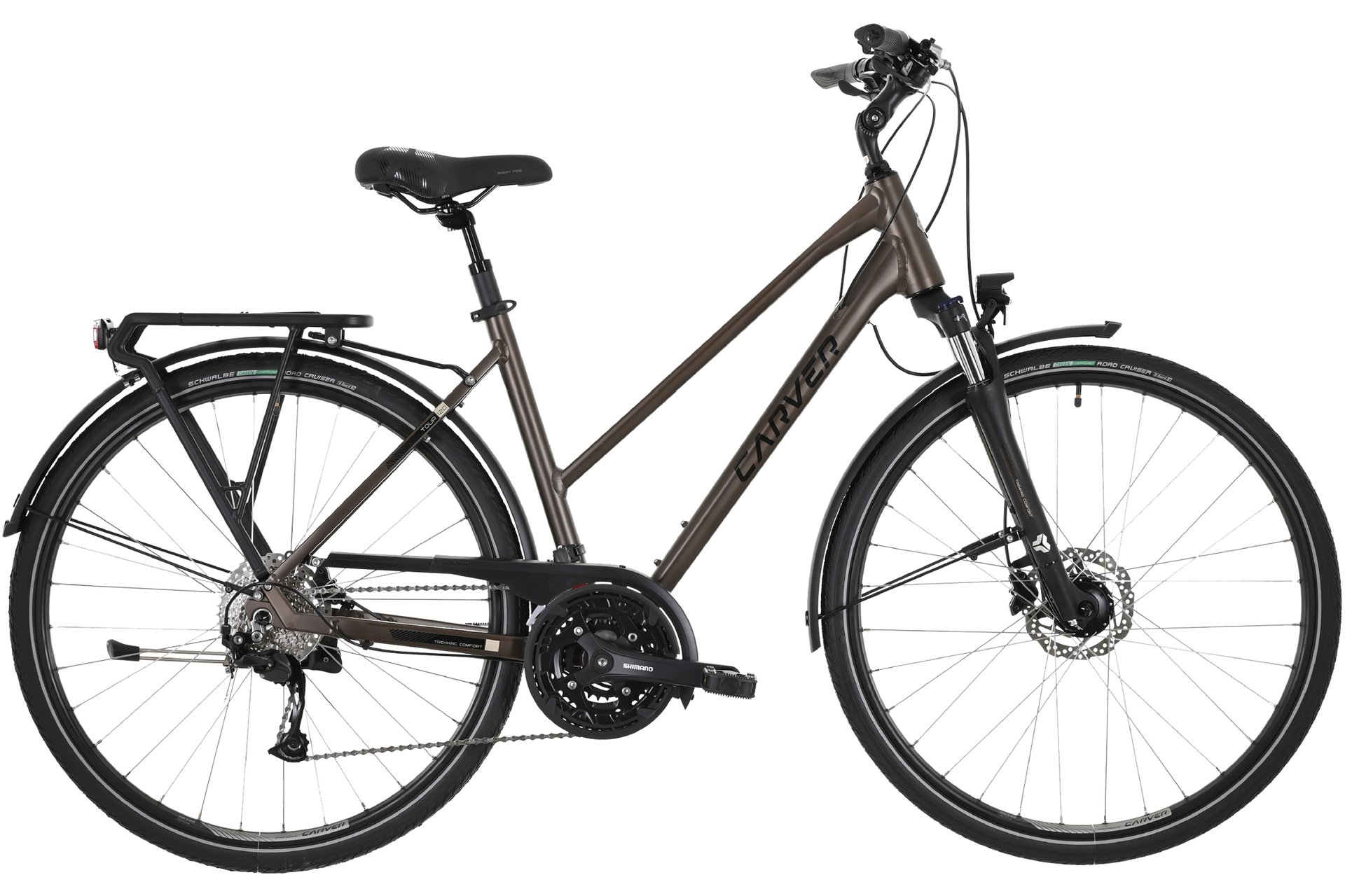

Треккинговый велосипед Carver Tour 120 - 28 дюймов - Damen Sport - 2024, цвет Braun|brownmetal black champagne