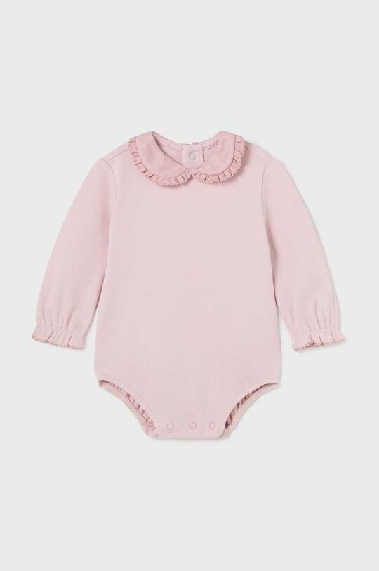 

Хлопковое детское боди Mayoral Newborn, розовый