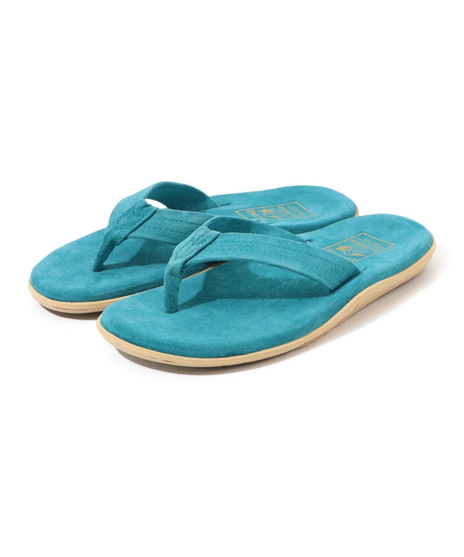 Замшевые сандалии-вьетнамки ISLAND SLIPPER PT203 Tomorrowland Goods, 63 Light Blue