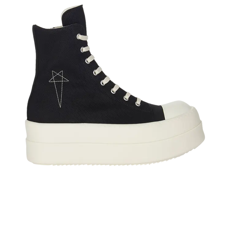 

Кроссовки Rick Owens DRKSHDW Double Bumper High, цвет Black Milk