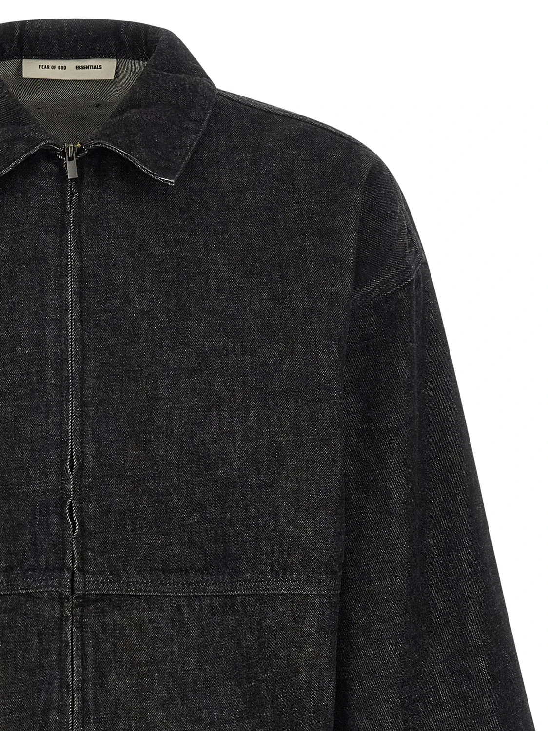 Джинсовая рабочая куртка FEAR OF GOD ESSENTIAL, черный — фото 3