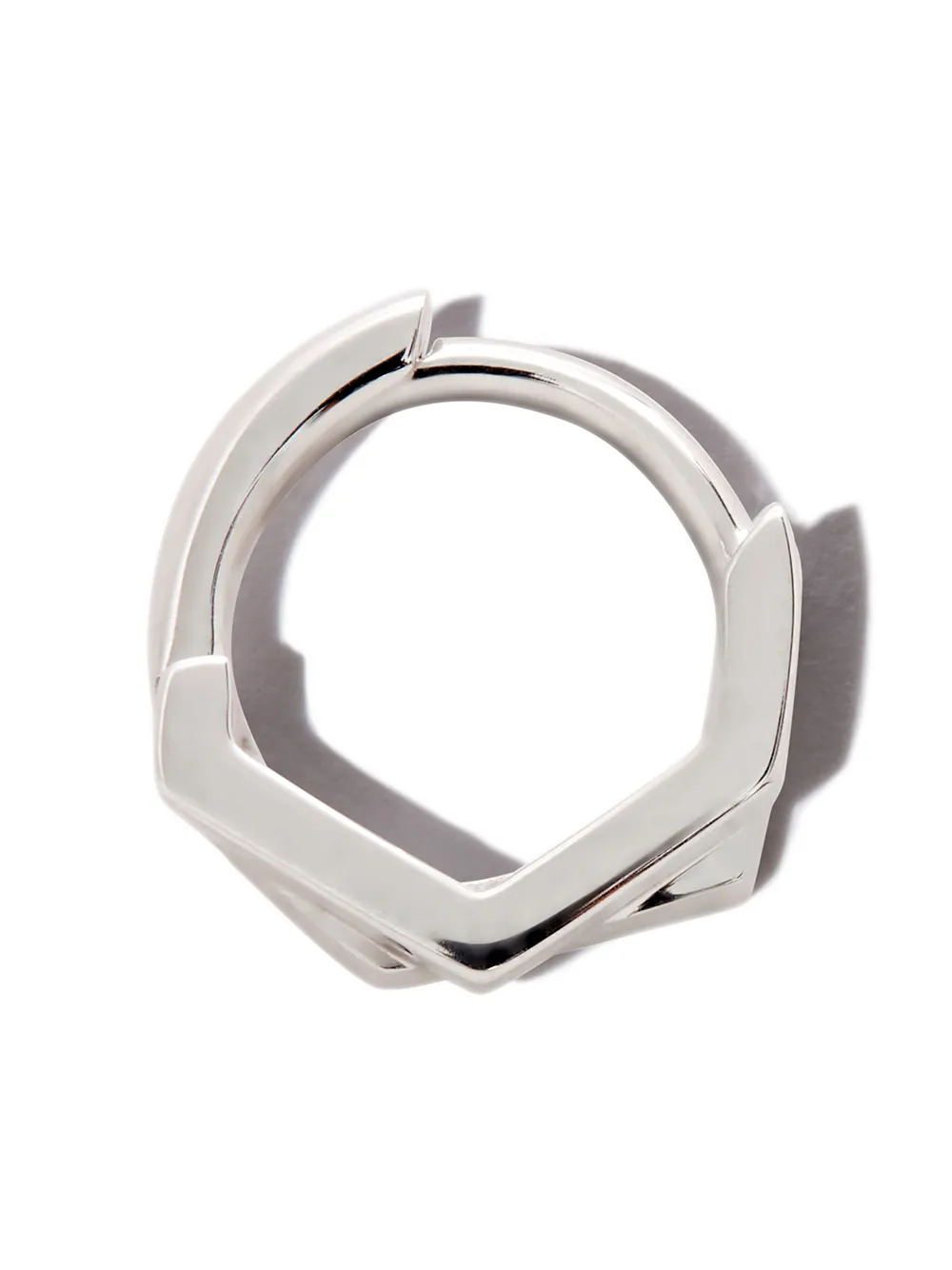 

Серьги-кольца Antifer из белого золота Repossi, серебяный