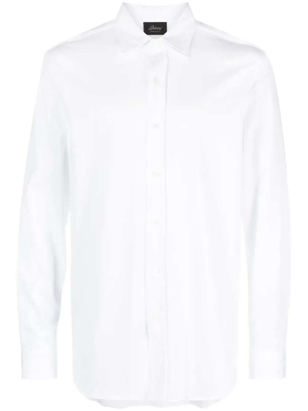 

Рубашка с отложным воротником Brioni, белый