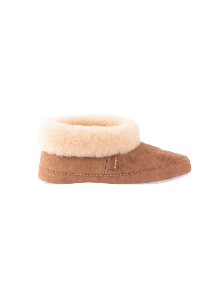 Тапочки Shepherd of Sweden Hausschuh Emmy, цвет chestnut
