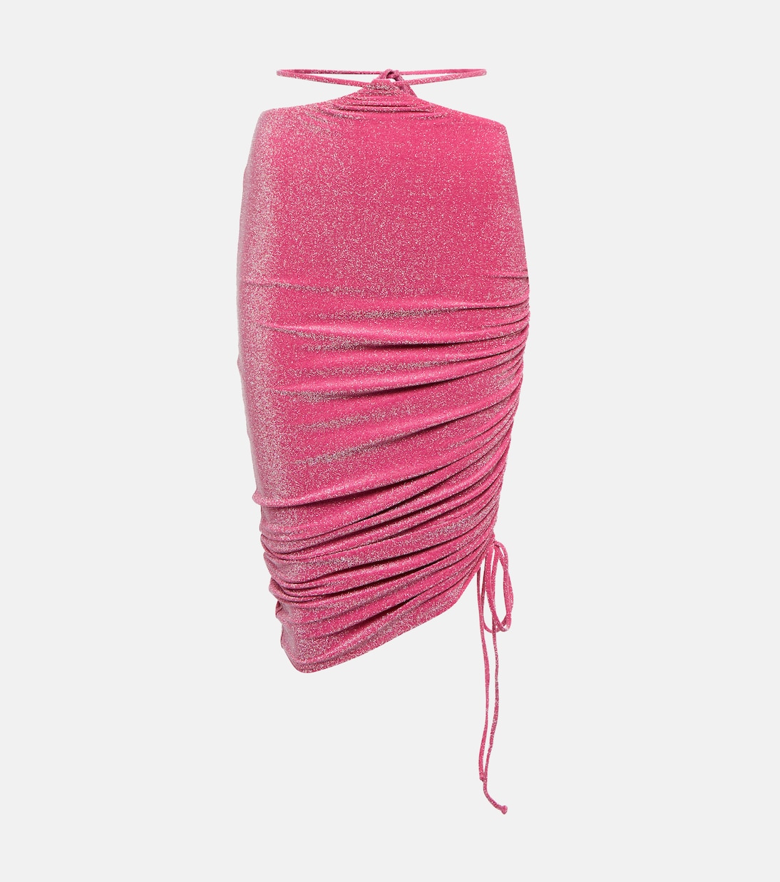 

Юбка миди Ariel со сборками Bananhot, розовый