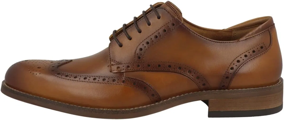 Мужские туфли на шнуровке Clarks Craft Remi Tip, Brown Tan