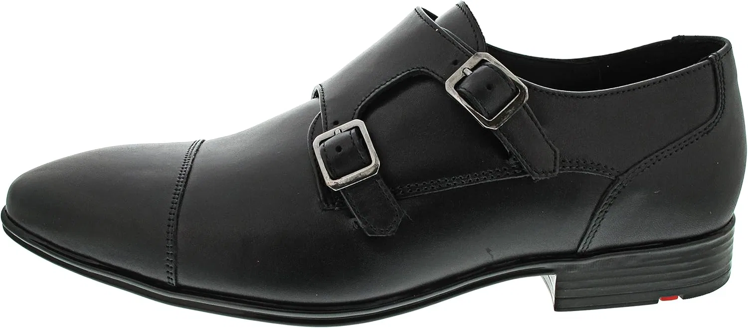 Мужские туфли LLOYD Milan, деловая обувь, свободная стелька, стандартная ширина, Black