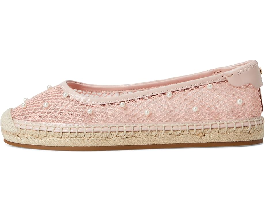 Балетки Kate Spade New York Pearl Fishnet Espadrille Ballet Flat, цвет Mochi Pink — фото 4