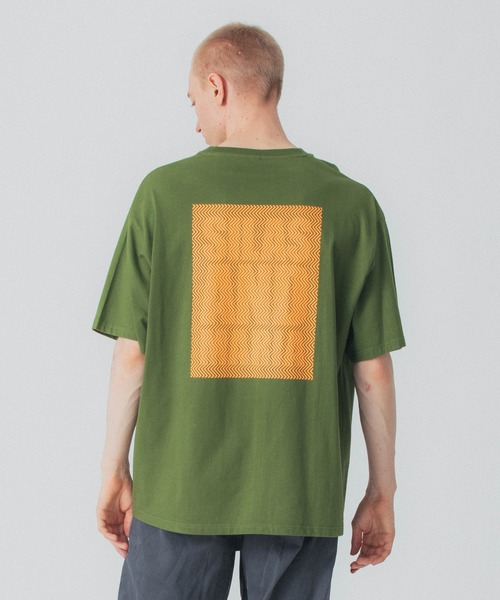 

Футболка с зигзагообразным узором, бренд Silas, зеленый