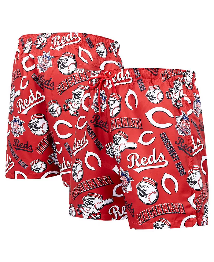 

Мужские черные шорты Cincinnati Reds с вышитым логотипом Pro Standard