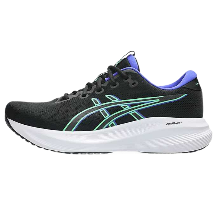 

Кроссовки для бега мужские Gel Excite 11 Cushioning Breathable Low top ASICS, черный/vibrant зеленый
