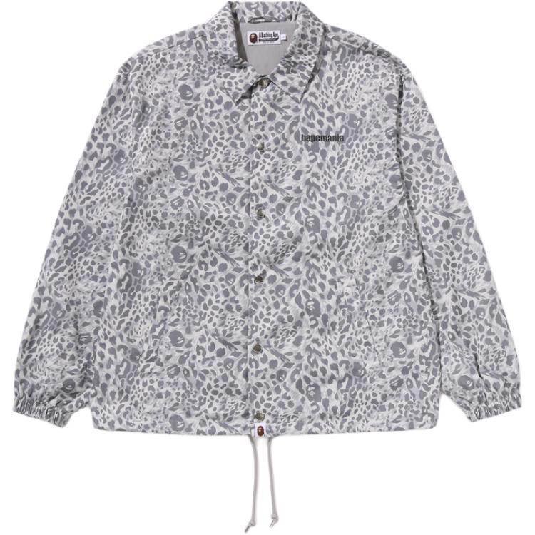 

A BATHING APE Куртка Wild Cheetah мужская, Light Gray