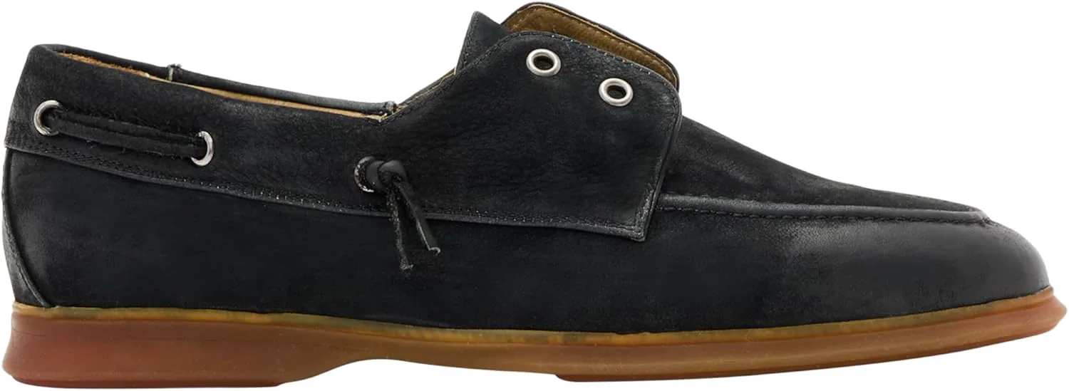 Мужские лодочные туфли John Varvatos Thompson Yacht Venetian, черный — фото 2