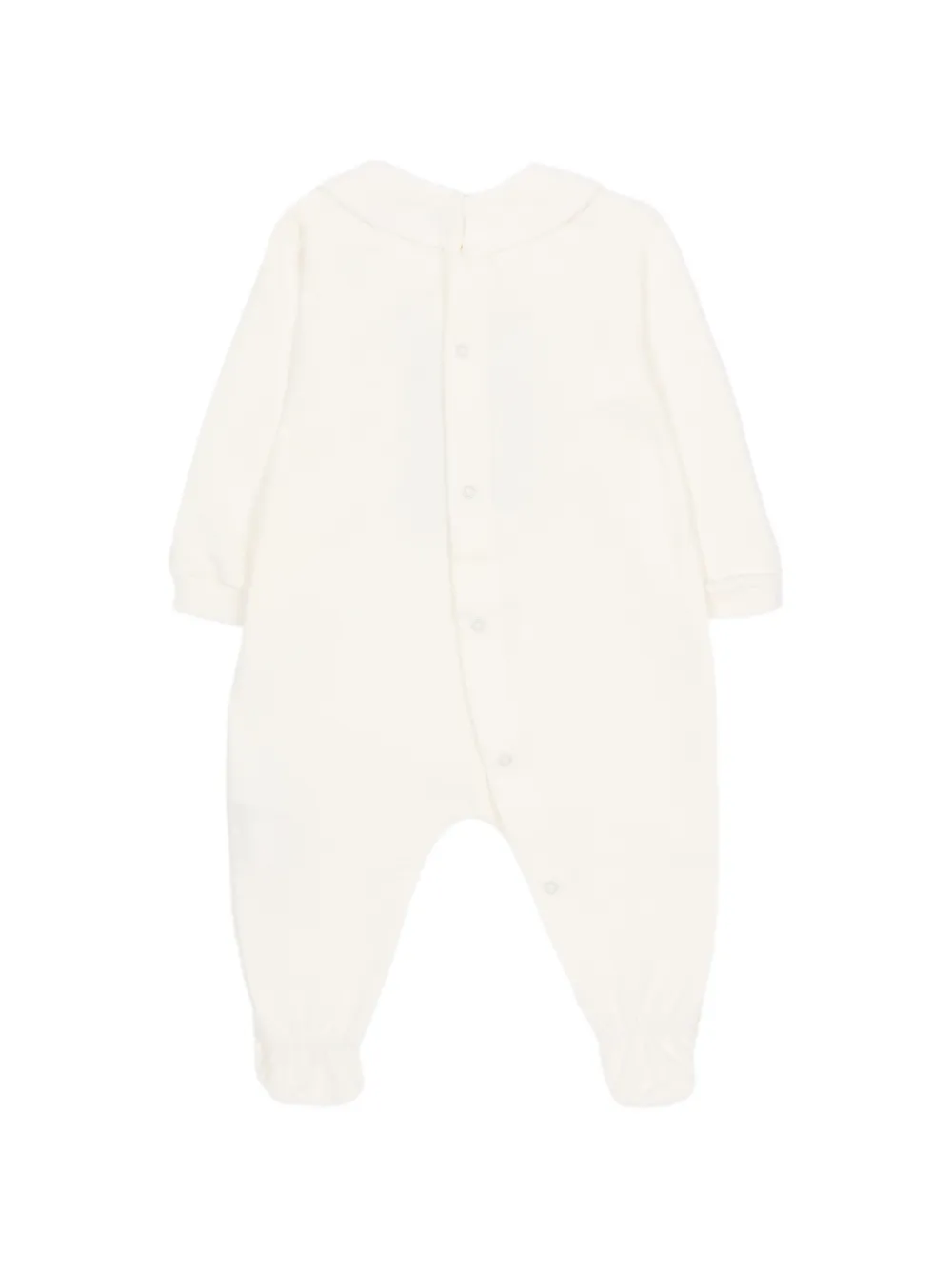 Комплект: чепчик-медвежонок и боди Moschino Kids, бежевый — фото 3