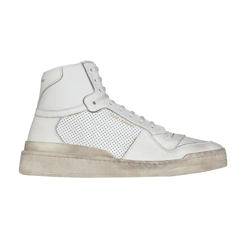Ботинки Saint Laurent Wmns SL-24 Mid, белый