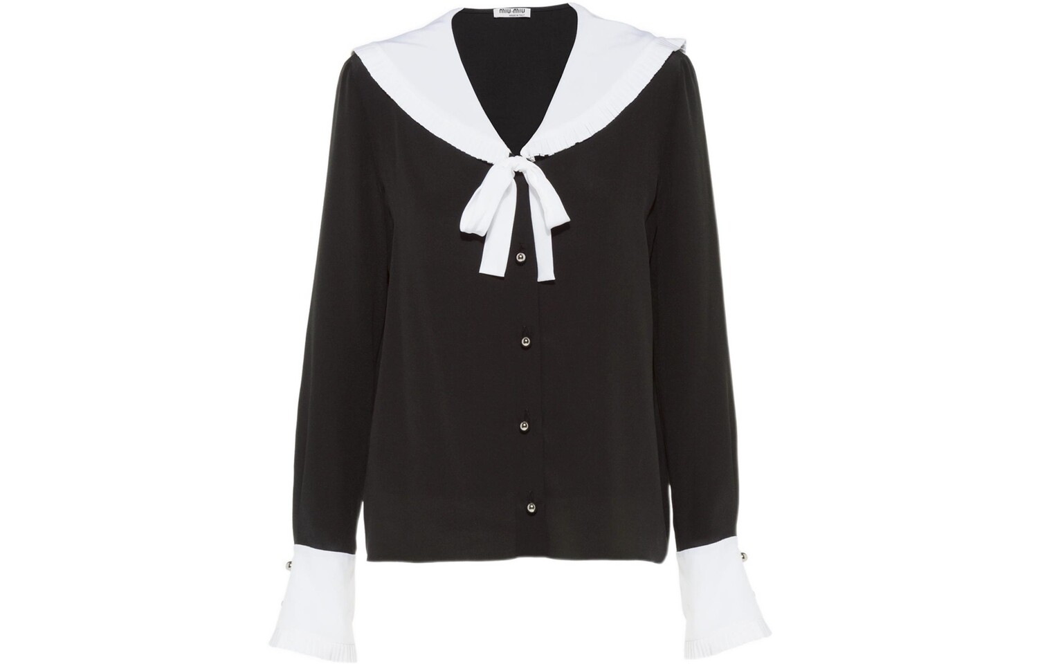 

Рубашка женская черная Miu Miu